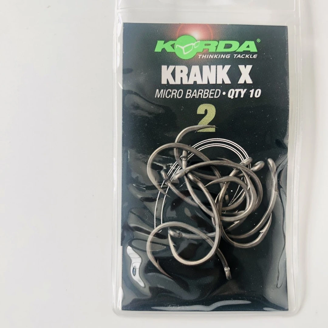 英国柯达Korda KRANK X克朗克欧式鲤钓反底驼背带刺钓钩 每包10个