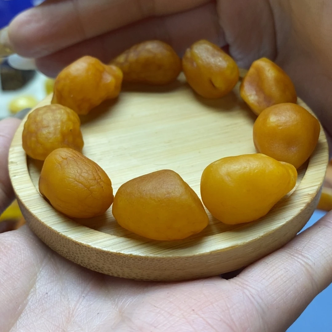 定制琥珀未镶嵌传世琥珀蜜蜡定制