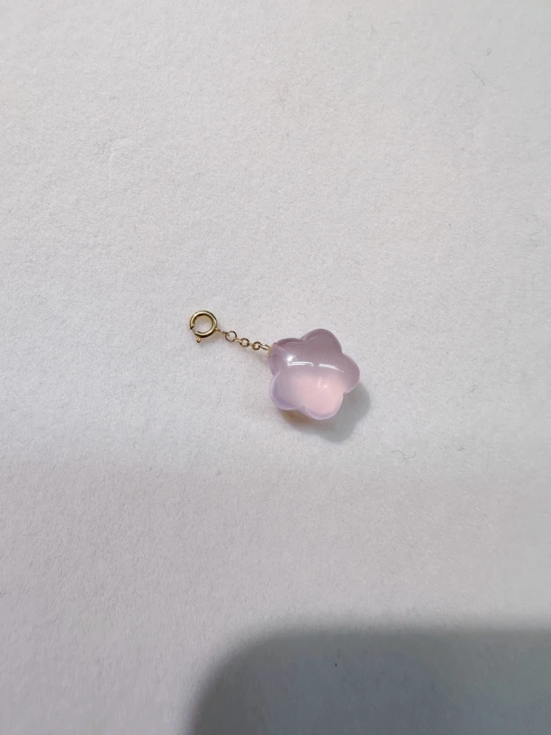 18k金粉水晶星星小滴流