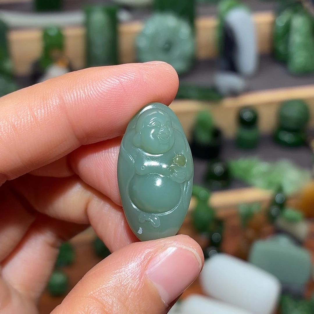 和田玉（碧玉）未镶嵌颈饰