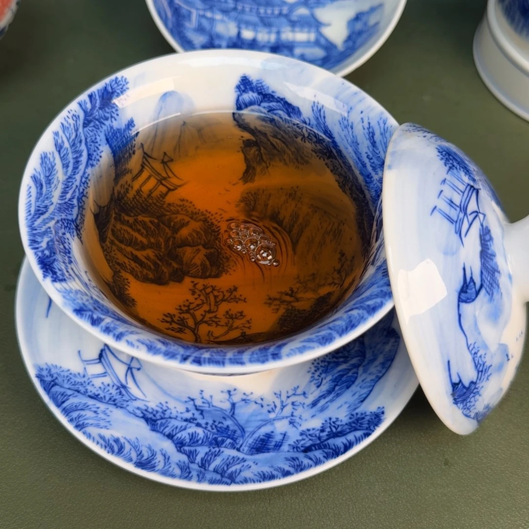 景德镇纯手绘茶具圆圆291