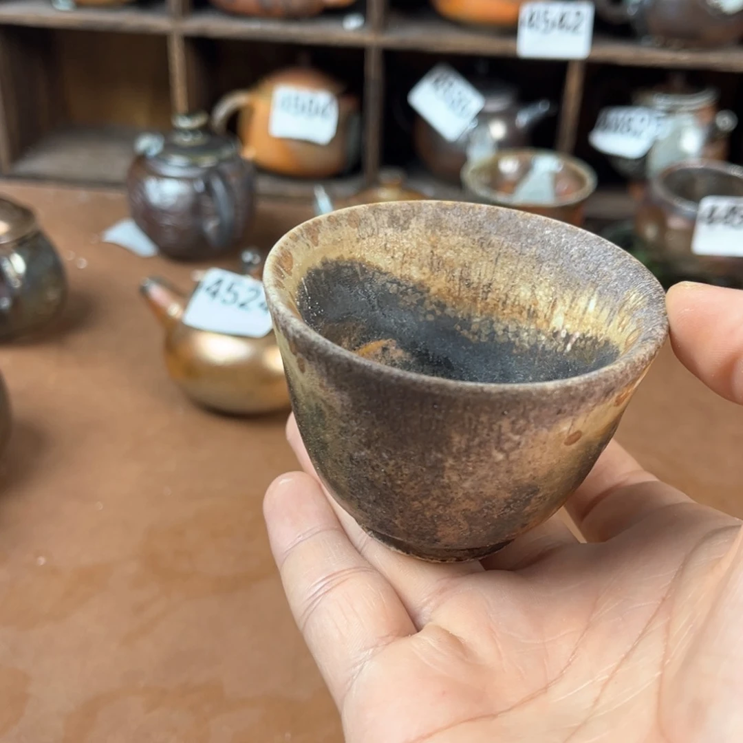 杯柴烧茶器主人杯