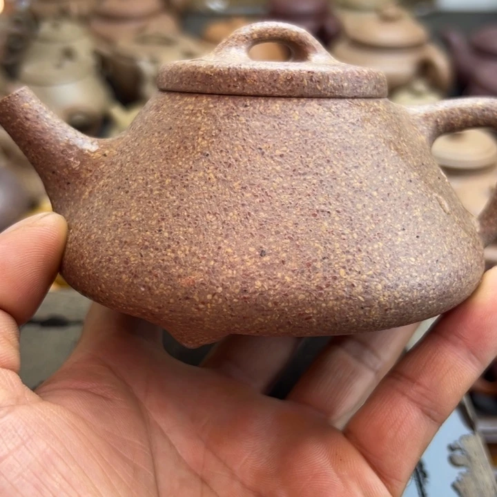 茶壶紫砂青降坡泥料