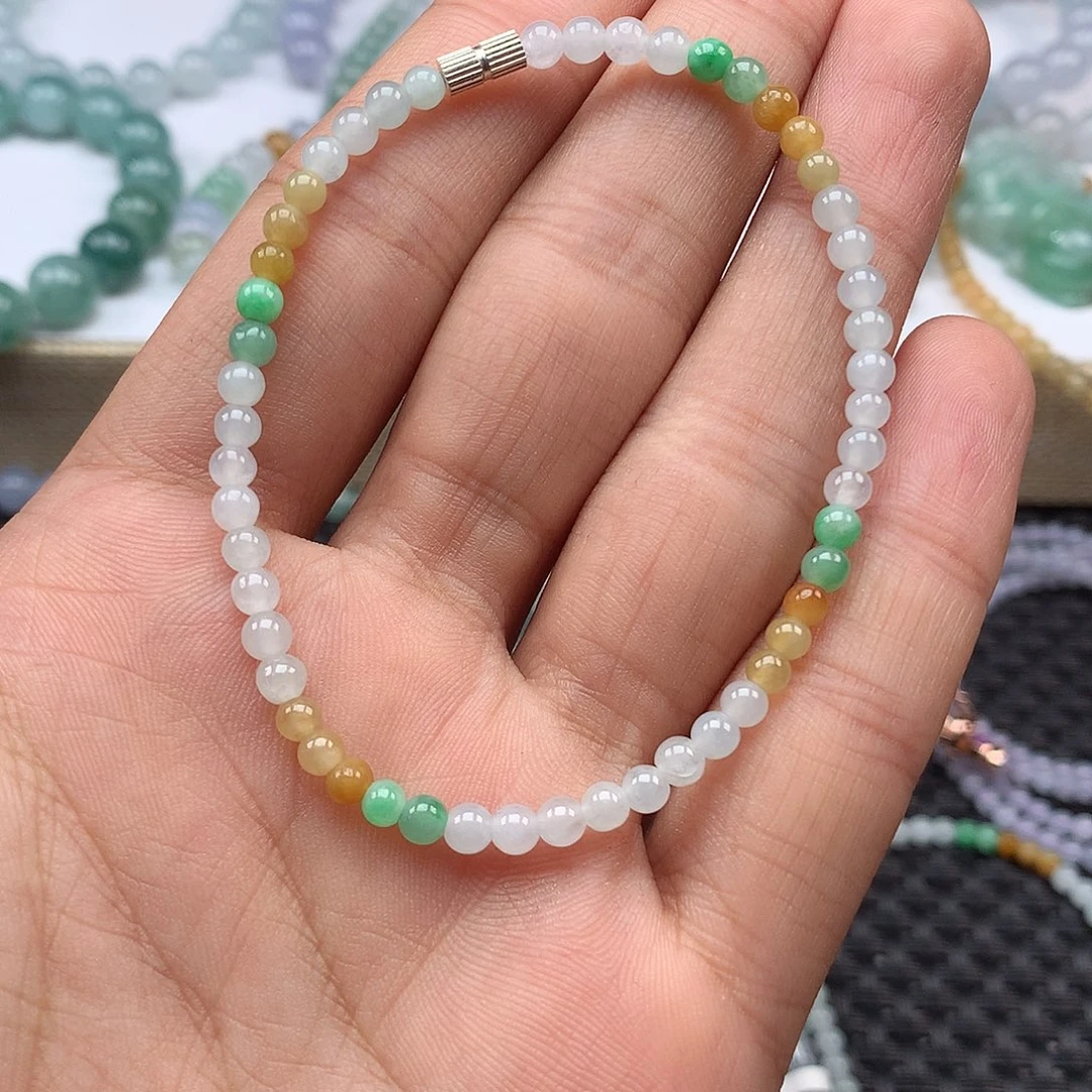 翡翠手链未镶嵌翡翠