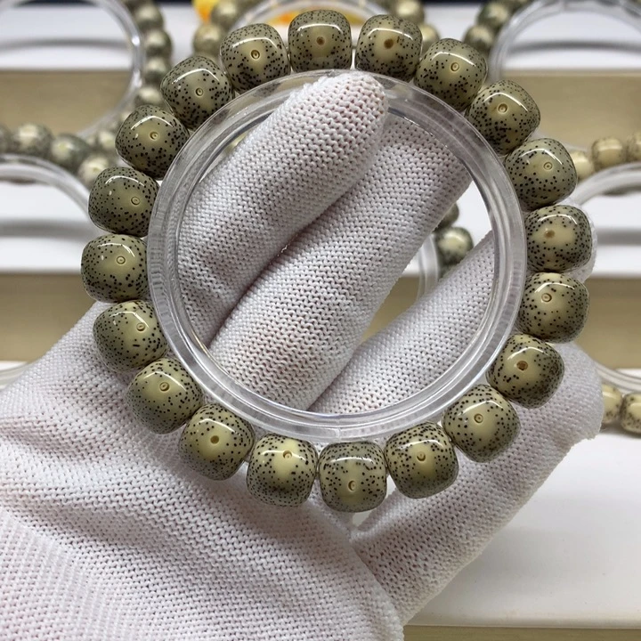 手串星月菩提7号 深灰小细星12/11