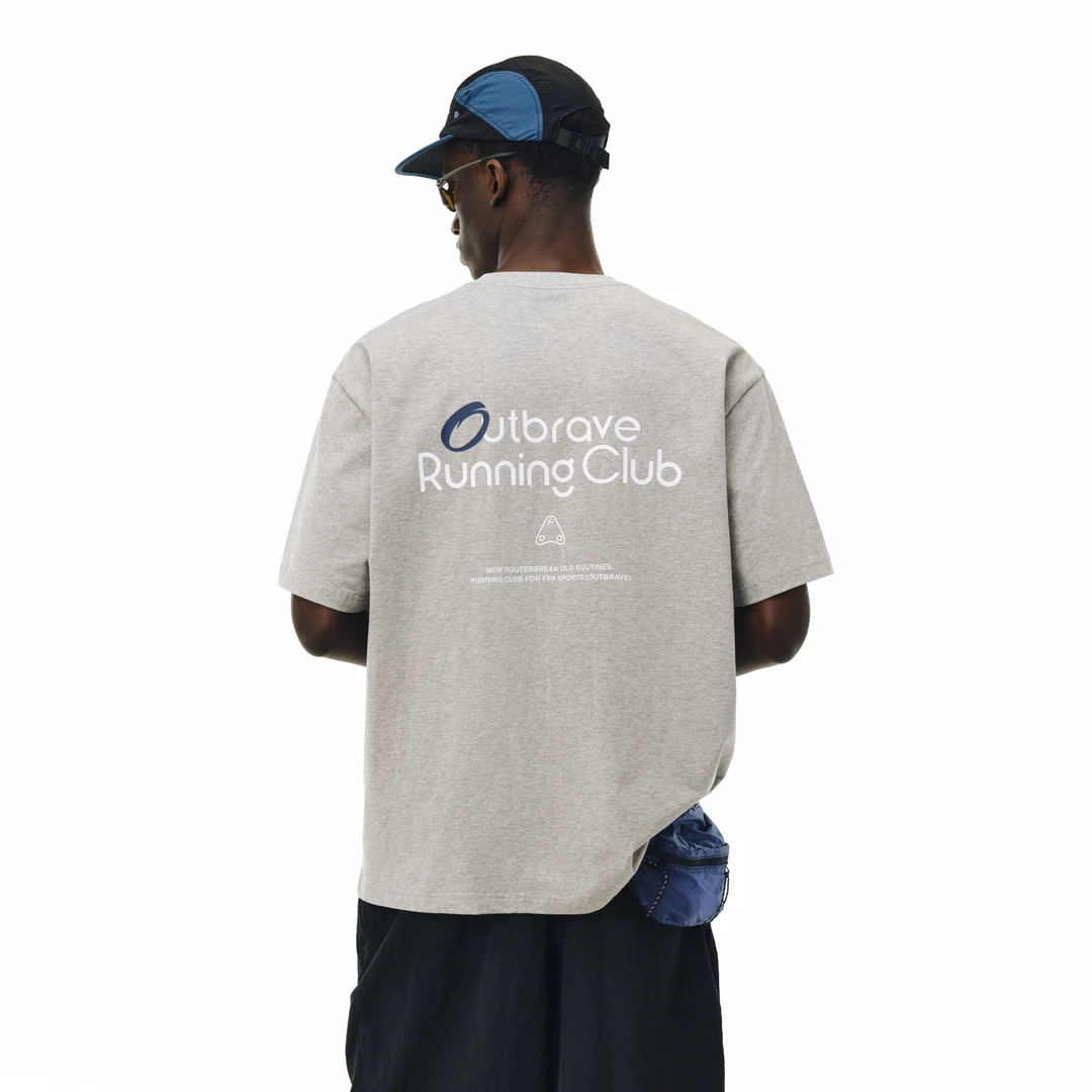 FPA印花美式休闲短袖T恤夏季百搭透气宽松圆领半袖男士复古潮流