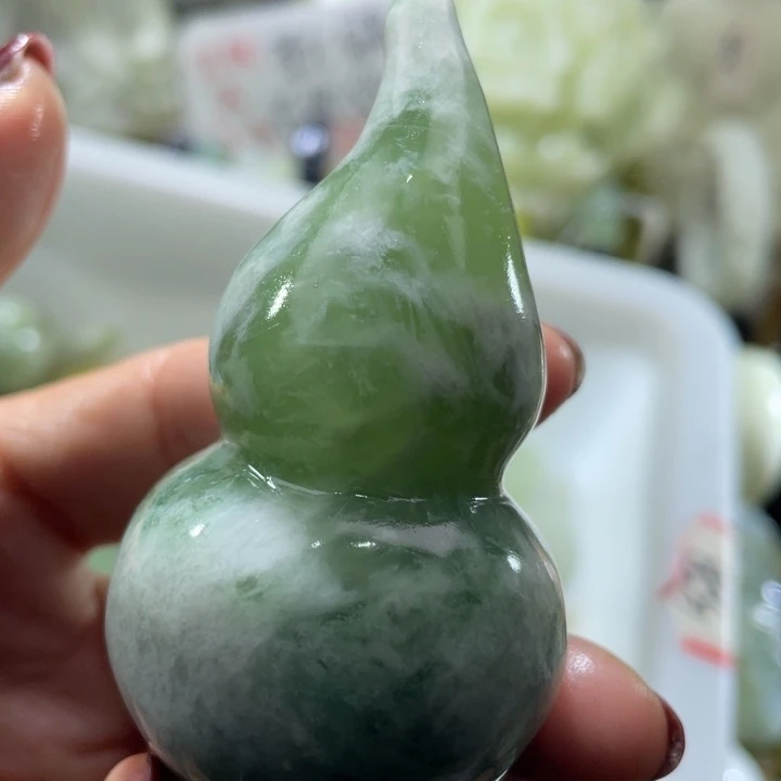 岫玉未镶嵌手把手把