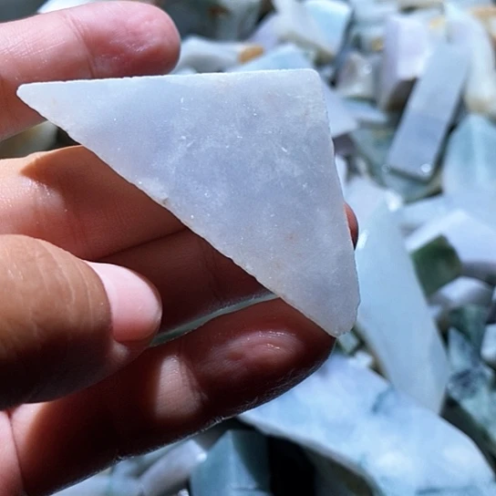 散珠翡翠边角料56