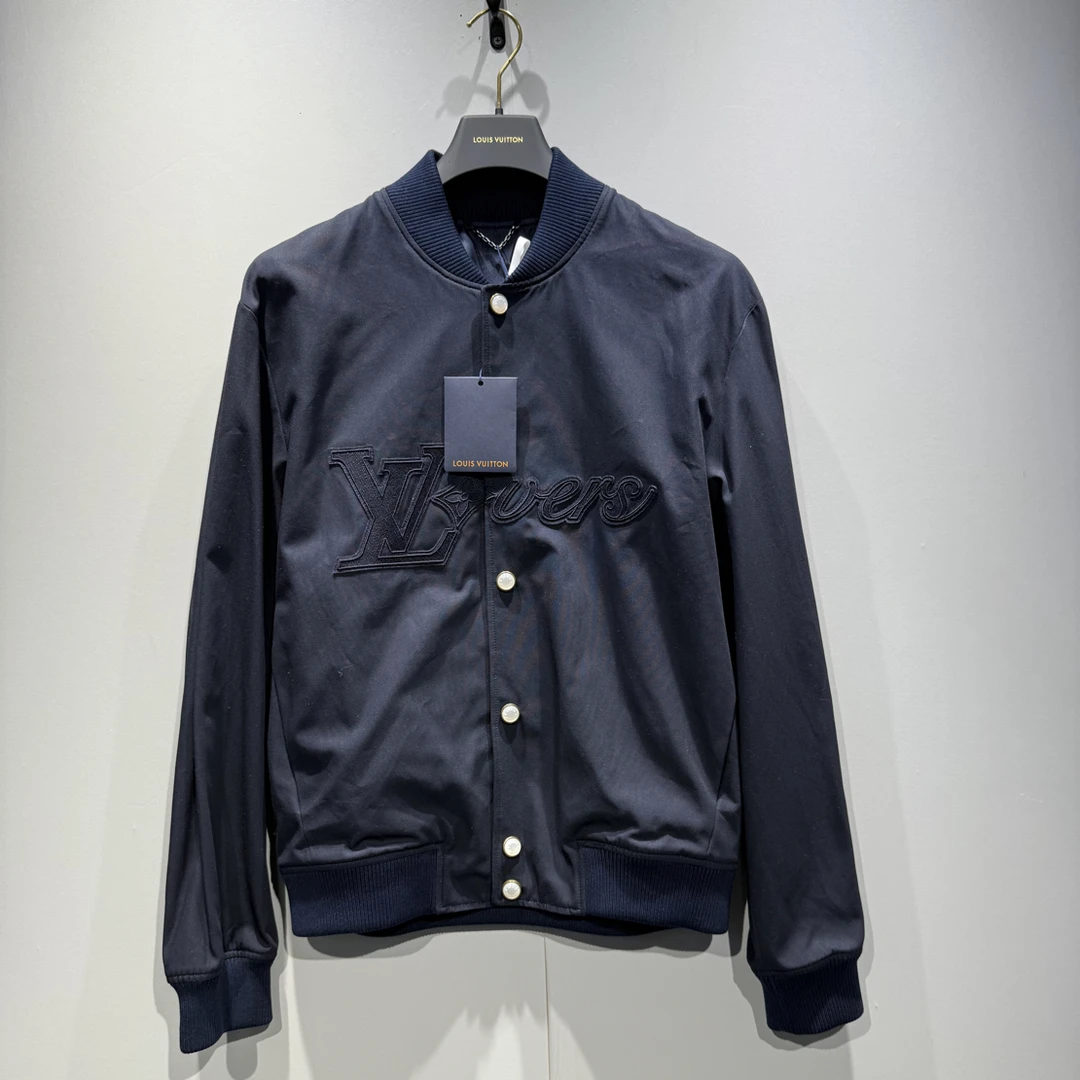 未使用 LouisVuitton/路易威登 菲董联名ss25字母棒球服48码0742