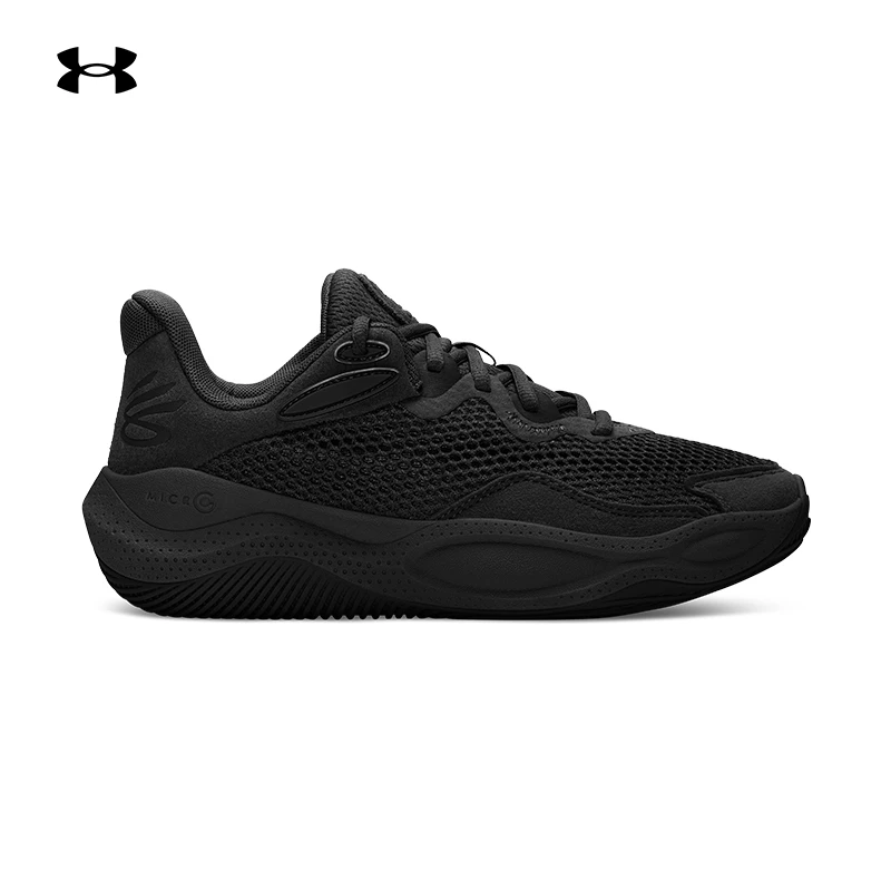 安德玛UA男女同款库里Splash 24 AP绒面皮革篮球鞋3028193-001