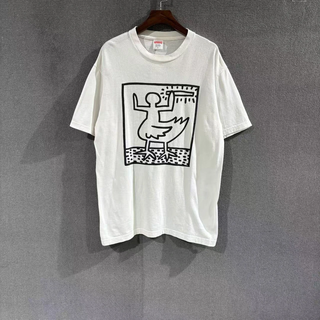 95新 Supreme （pm）白色短袖 m码/6708