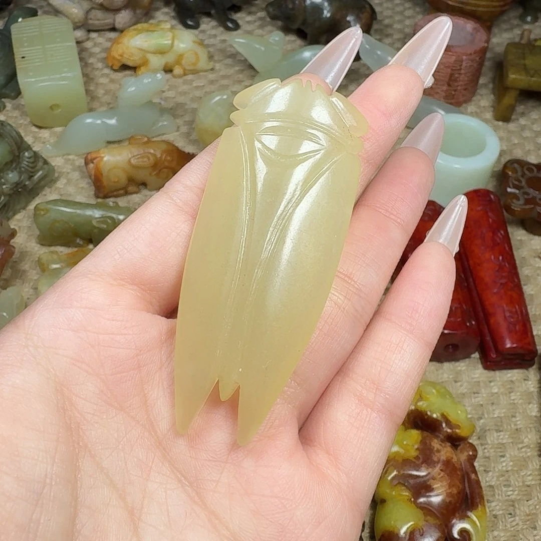 白玉菩提吊坠挂件