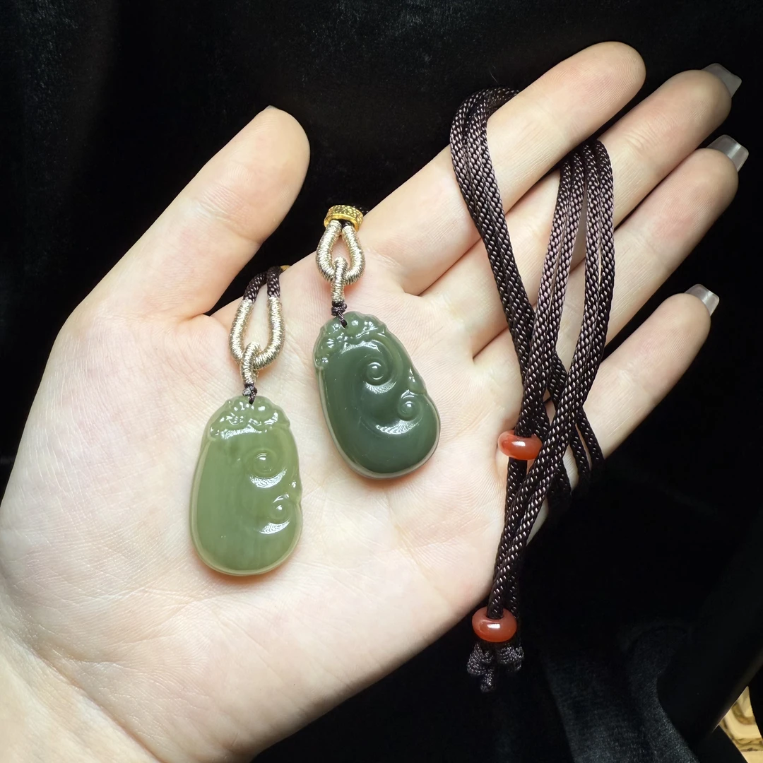 【阿铸严选】29 Z55898-和田玉吊坠-多样性发一件-31*19*6mm