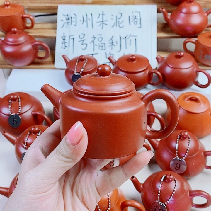 潮州朱泥壶德钟120