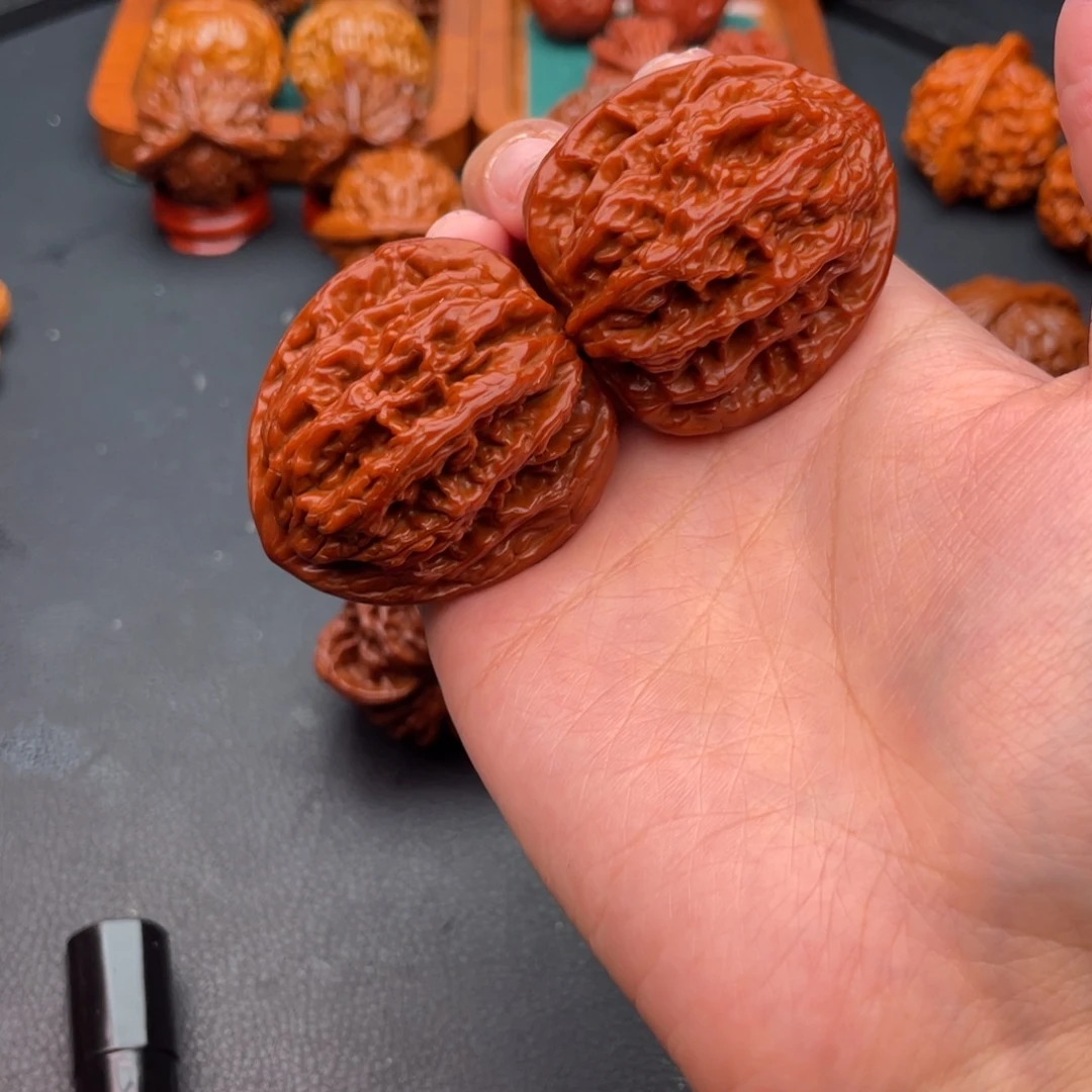 把件文玩核桃虎头