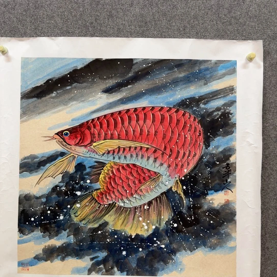 国画五半山人老师手绘作品