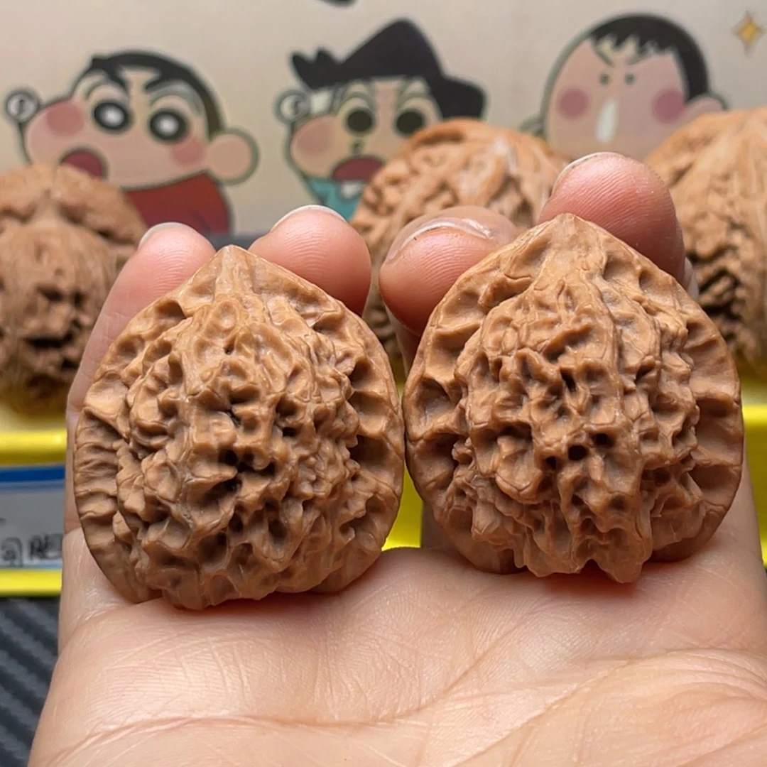 吊坠文玩核桃36鱼鳞纹