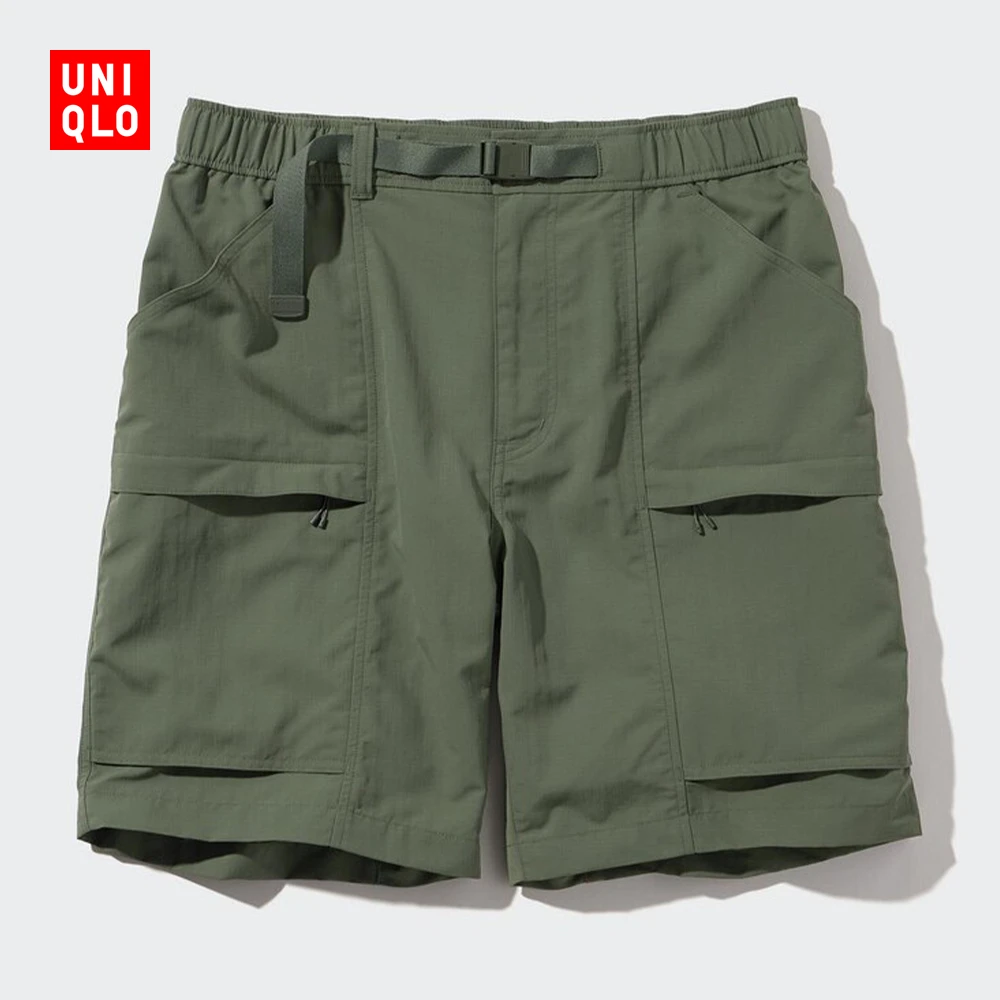 优衣库男装女装尼龙休闲工装短裤/裤子476562