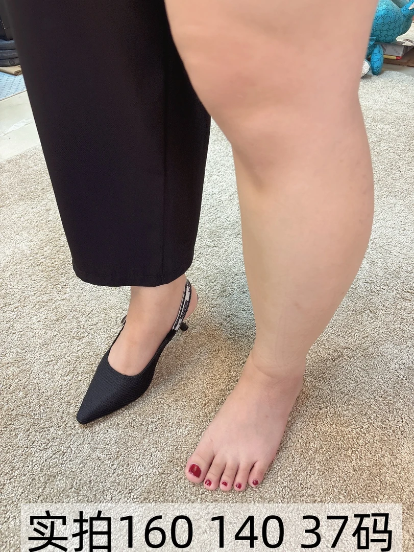 包头凉鞋女猫跟加宽肥高跟鞋 断码清仓 少量捡漏 无质量问题