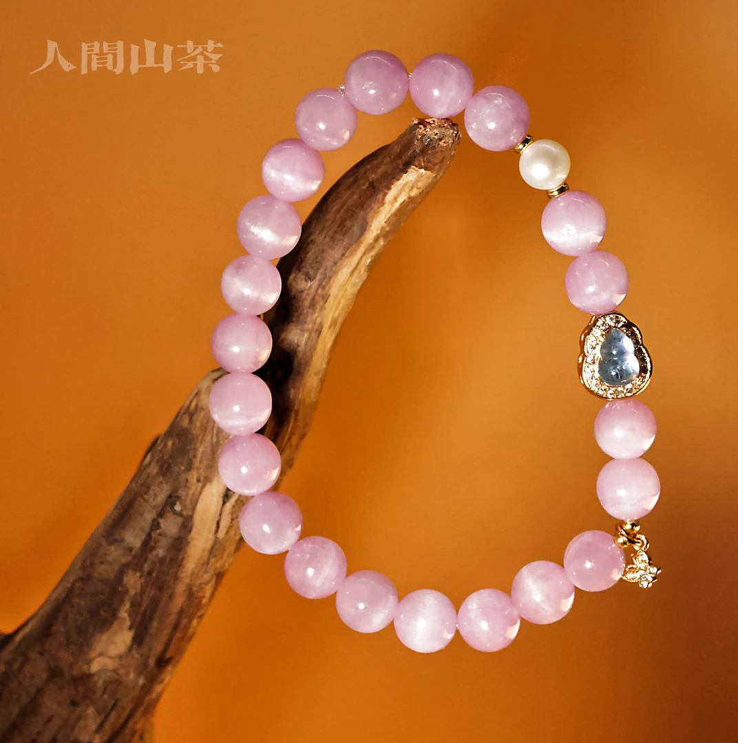 人间山茶 C7-2482 紫锂辉手串