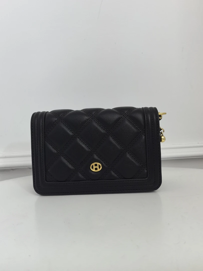 发财woc白金油蜡皮链条钱包斜挎包DXBB604