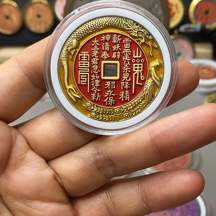 铜现代仿制工艺文创铜币