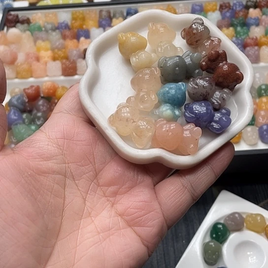 石英质玉（非洲翠）合金个性简约大方时尚