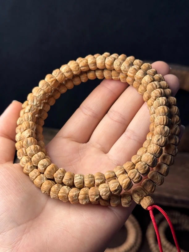 西藏红油皮莲花桩百香籽108长串高油高密压手感足