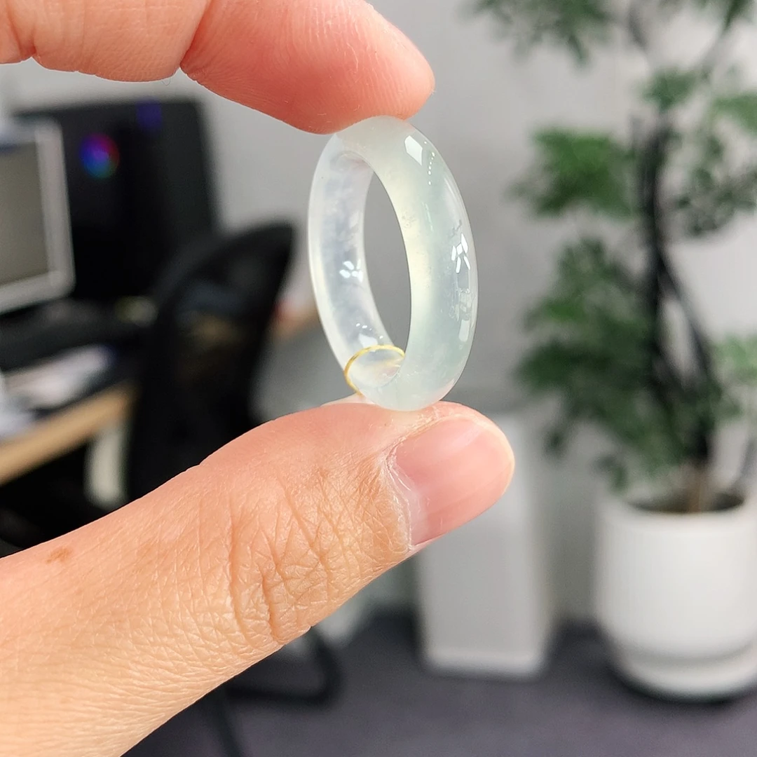 翡翠未镶嵌戒指19号