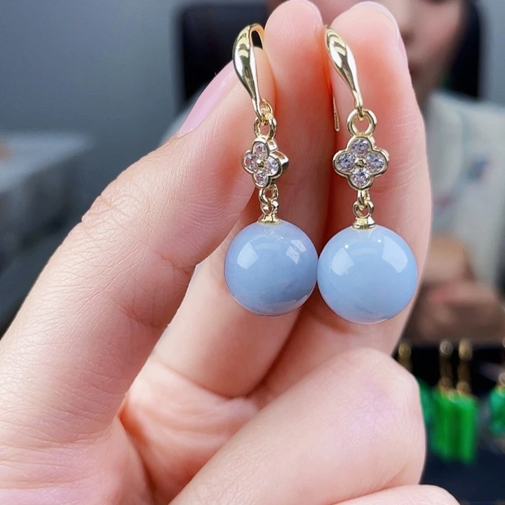 翡翠耳饰未镶嵌饰品