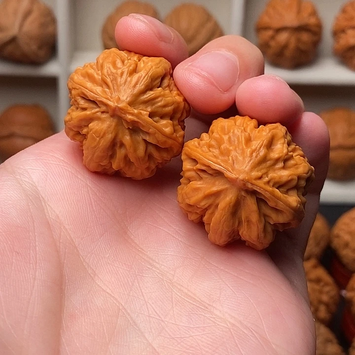 文玩核桃吊坠赤焰龙头。