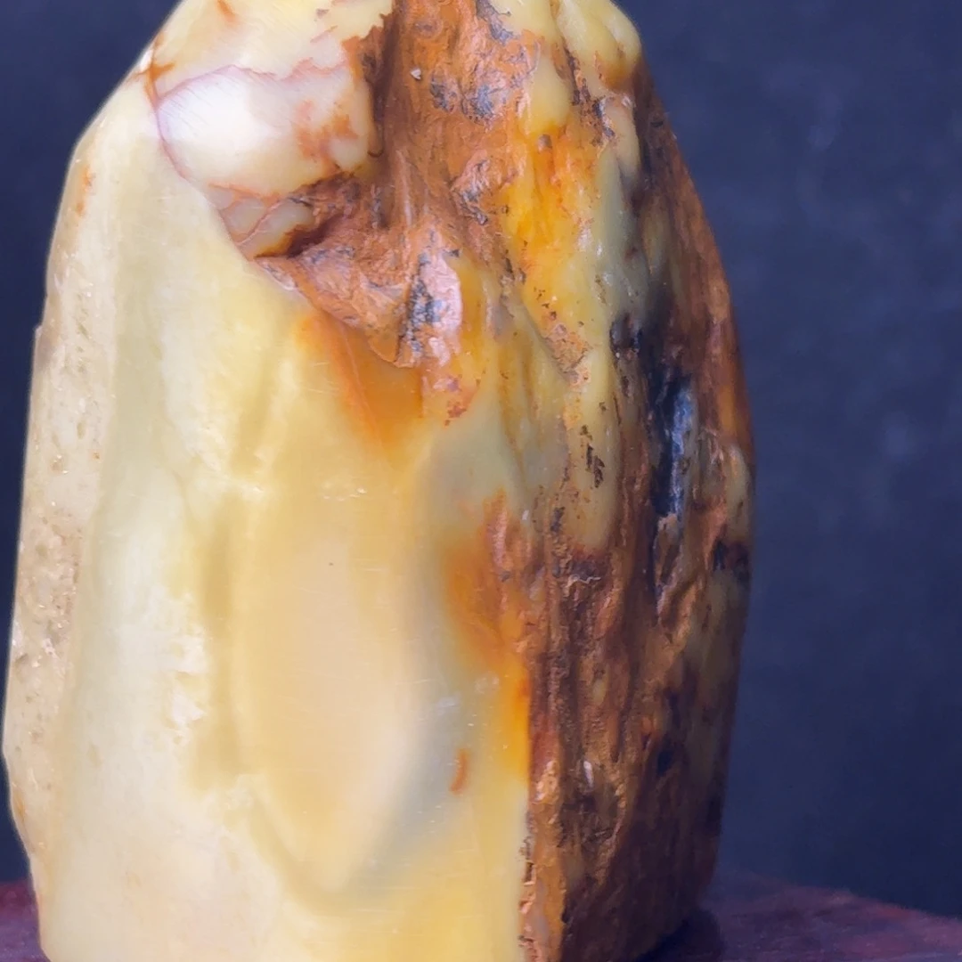 昌化石昌化苹果绿印章