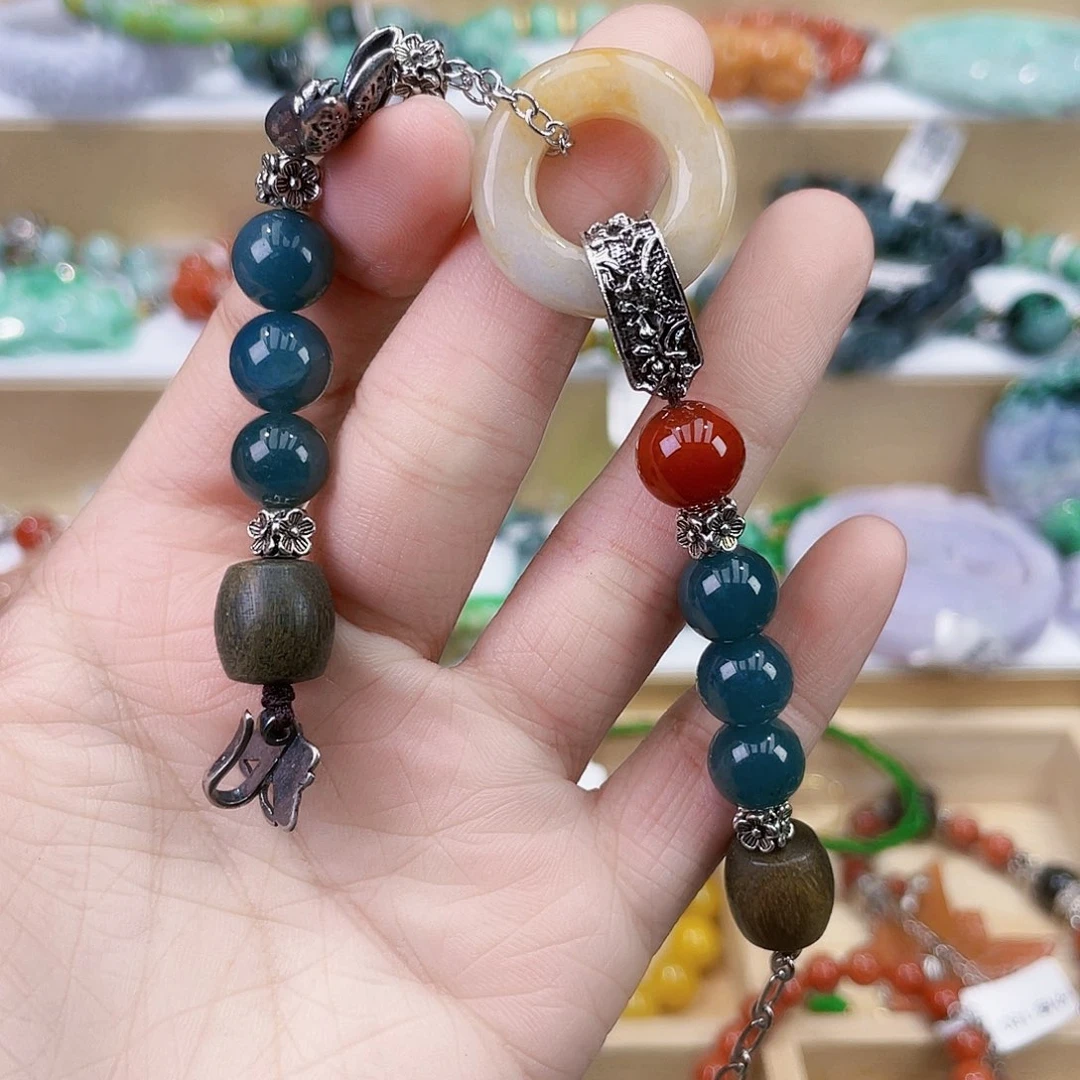 翡翠未镶嵌手链手链