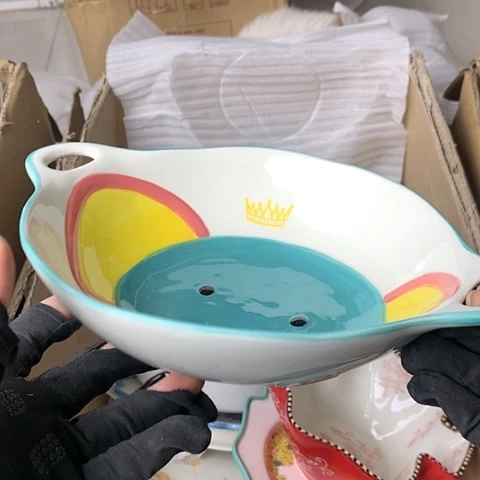 盘陶瓷制品满25拼单发货默认微瑕