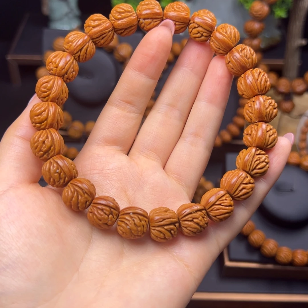 手串桃核火龙纹14手串