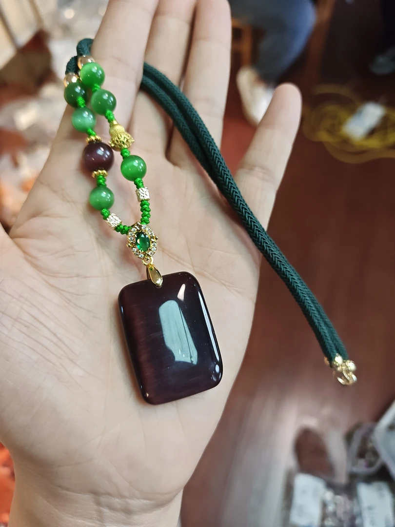 359号-精品紫铜发无事牌吊坠