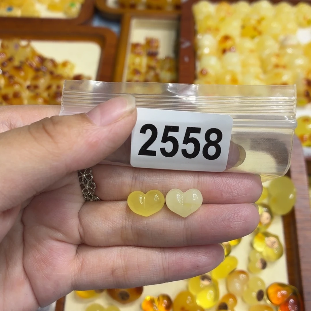 琥珀未镶嵌毛衣链