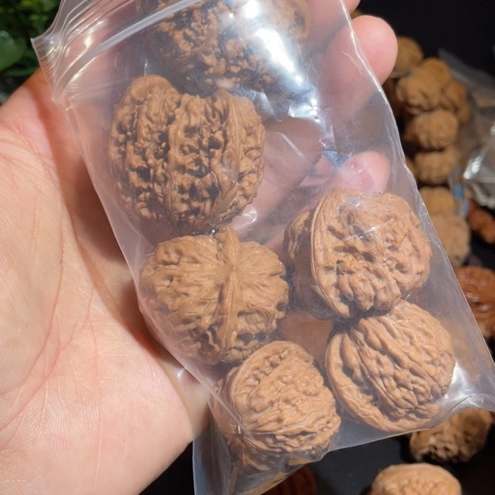 文玩核桃把件3对全品