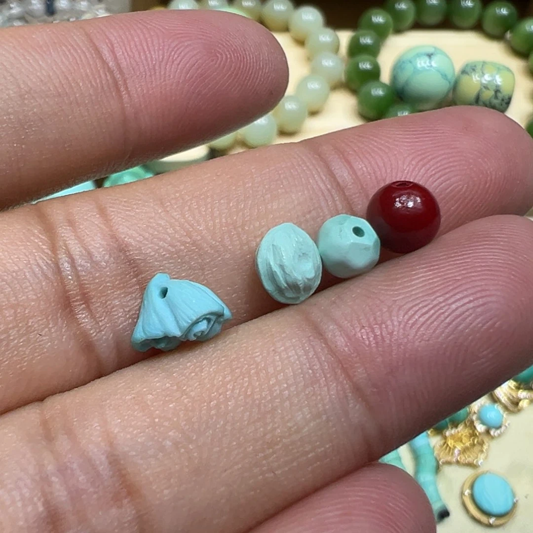 南红玛瑙未镶嵌颈饰