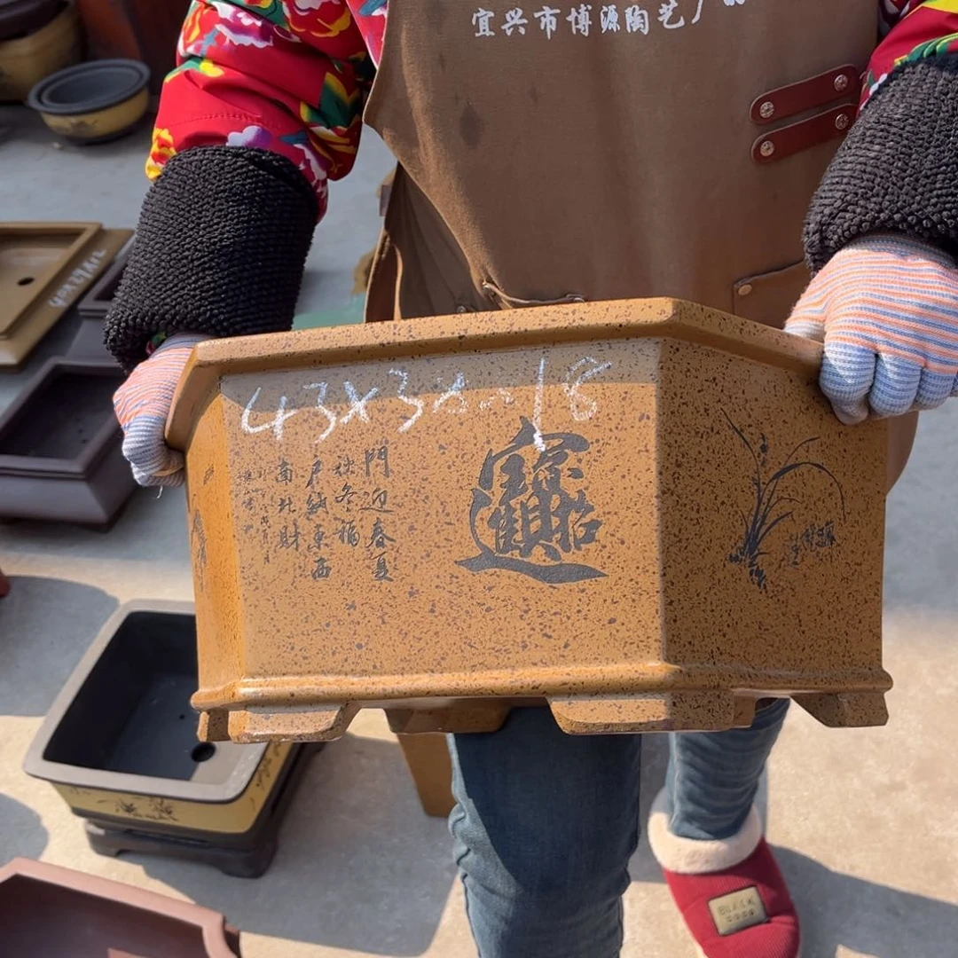 紫砂花盆盆景艺术