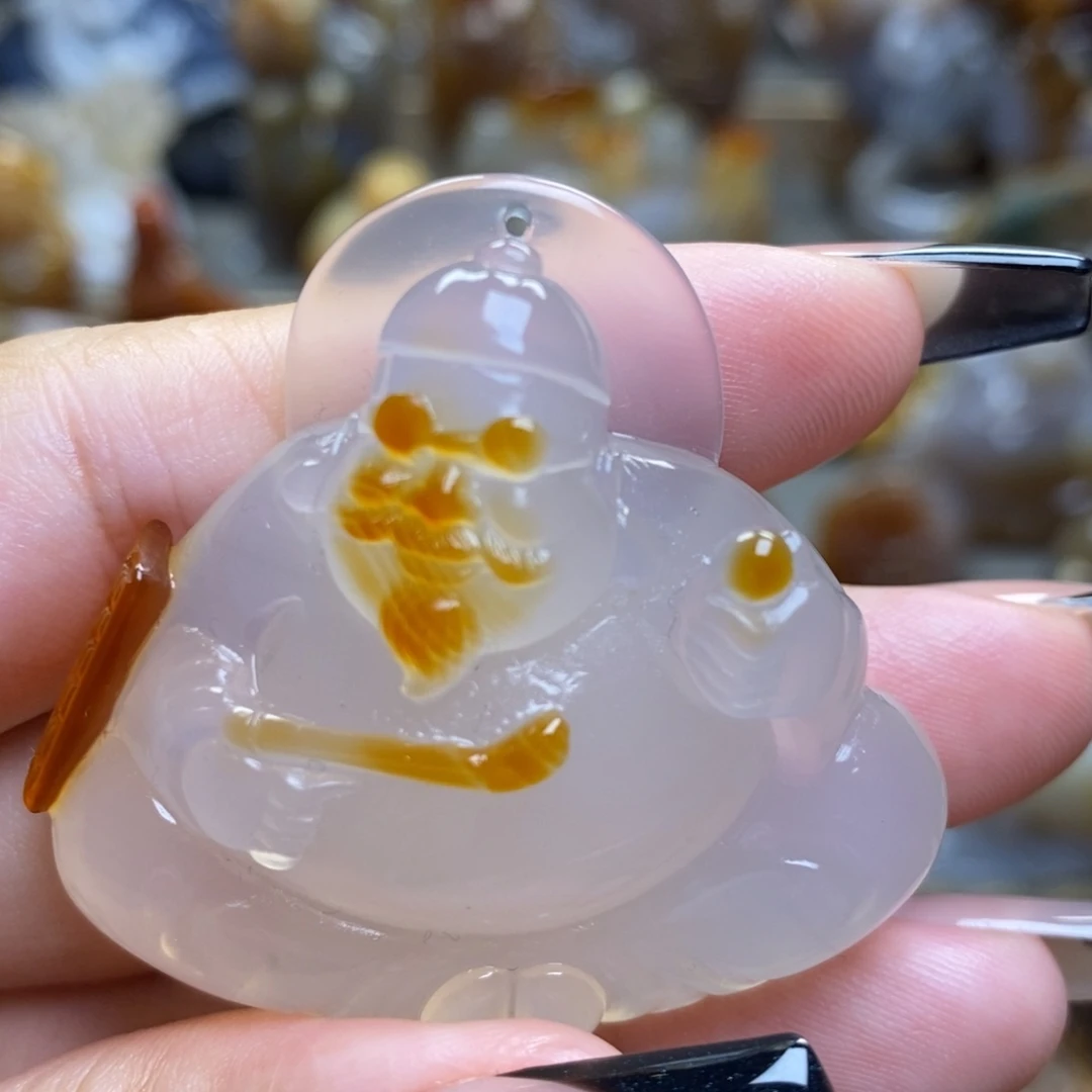 玛瑙/玉髓挂件未镶嵌