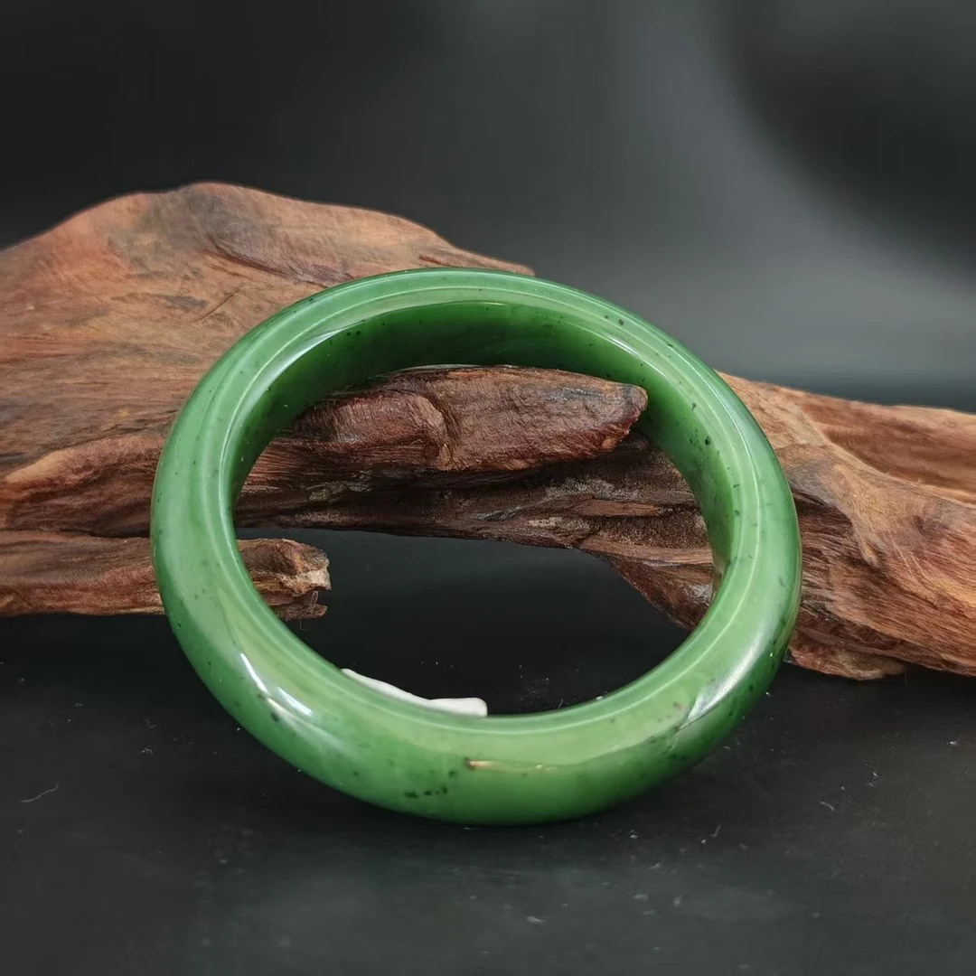 Q和田玉碧玉手镯（卡57）0041