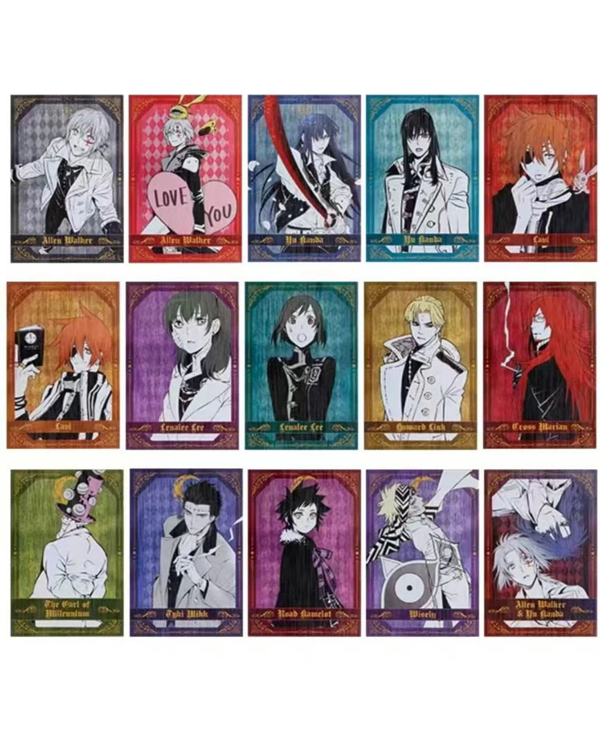 驱魔少年js限定原画金属明信片动漫周边潮玩盲盒