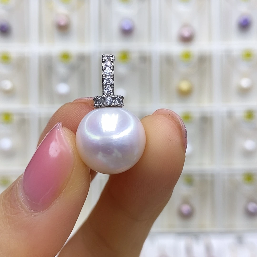 未镶嵌淡水珍珠吊坠(赠链)