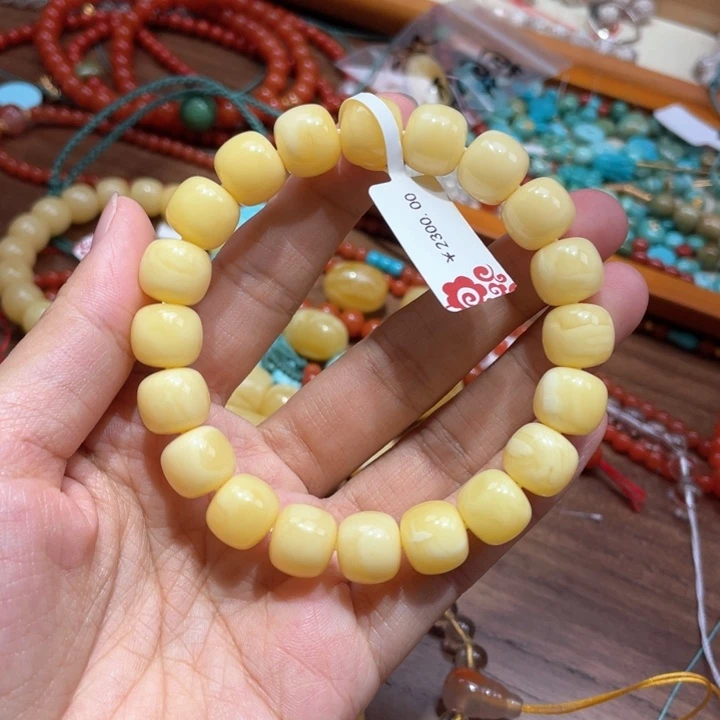 蜜蜡手串未镶嵌蜜蜡手串