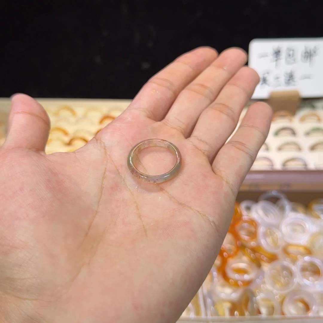 玛瑙/玉髓戒指未镶嵌36号港21