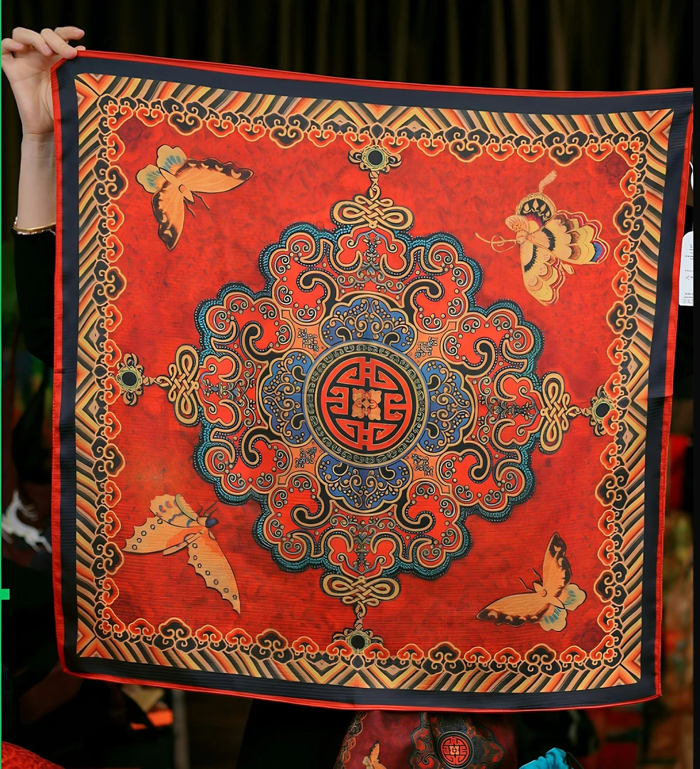 【小如意】香云70cm小方巾百搭高级丝巾纱巾洋气时尚百搭秋冬5月