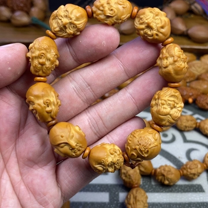 橄榄核手串/手链橄榄核雕工艺手串