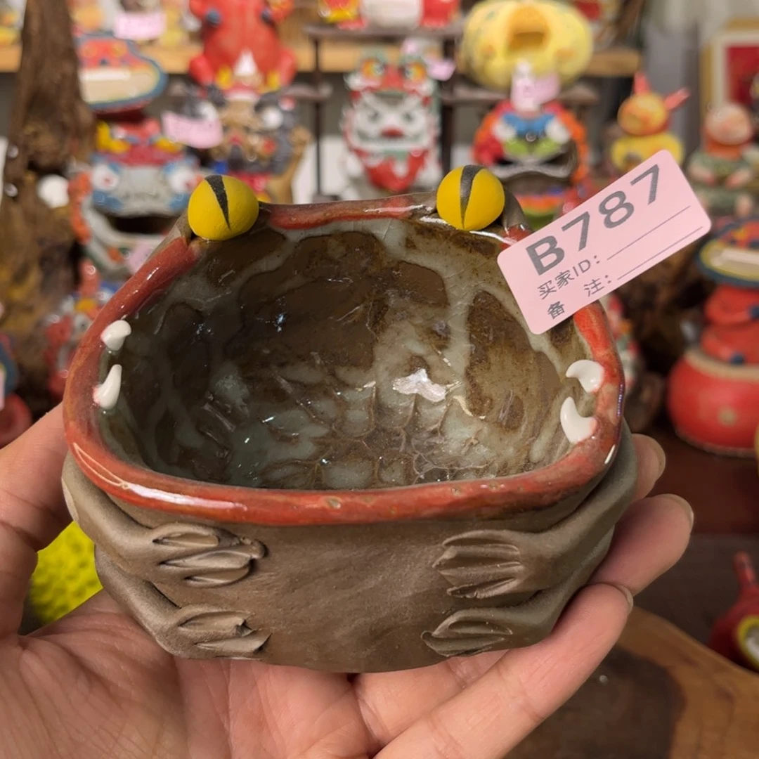 泥塑纯手工茶宠摆件