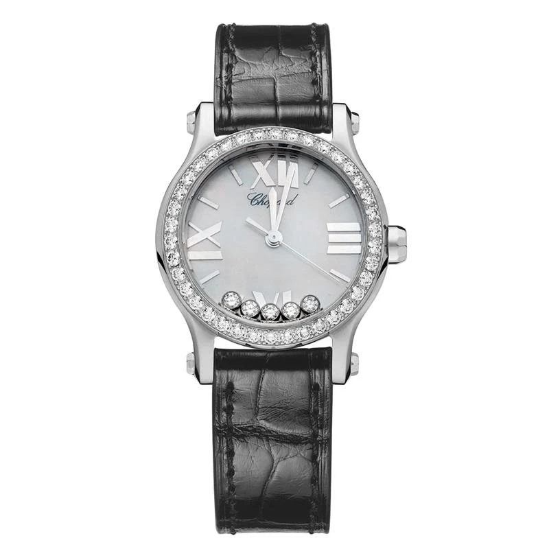 99新 Chopard/萧邦 happy sport系列278509原钻腕表/WHT028945